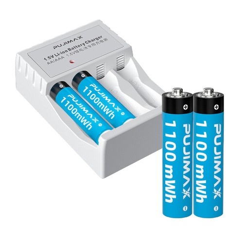 1.5V AA AAA Rechargeable Li-ion Batteries / Fast Lithium Battery Charger LOT - Picture 44 of 50