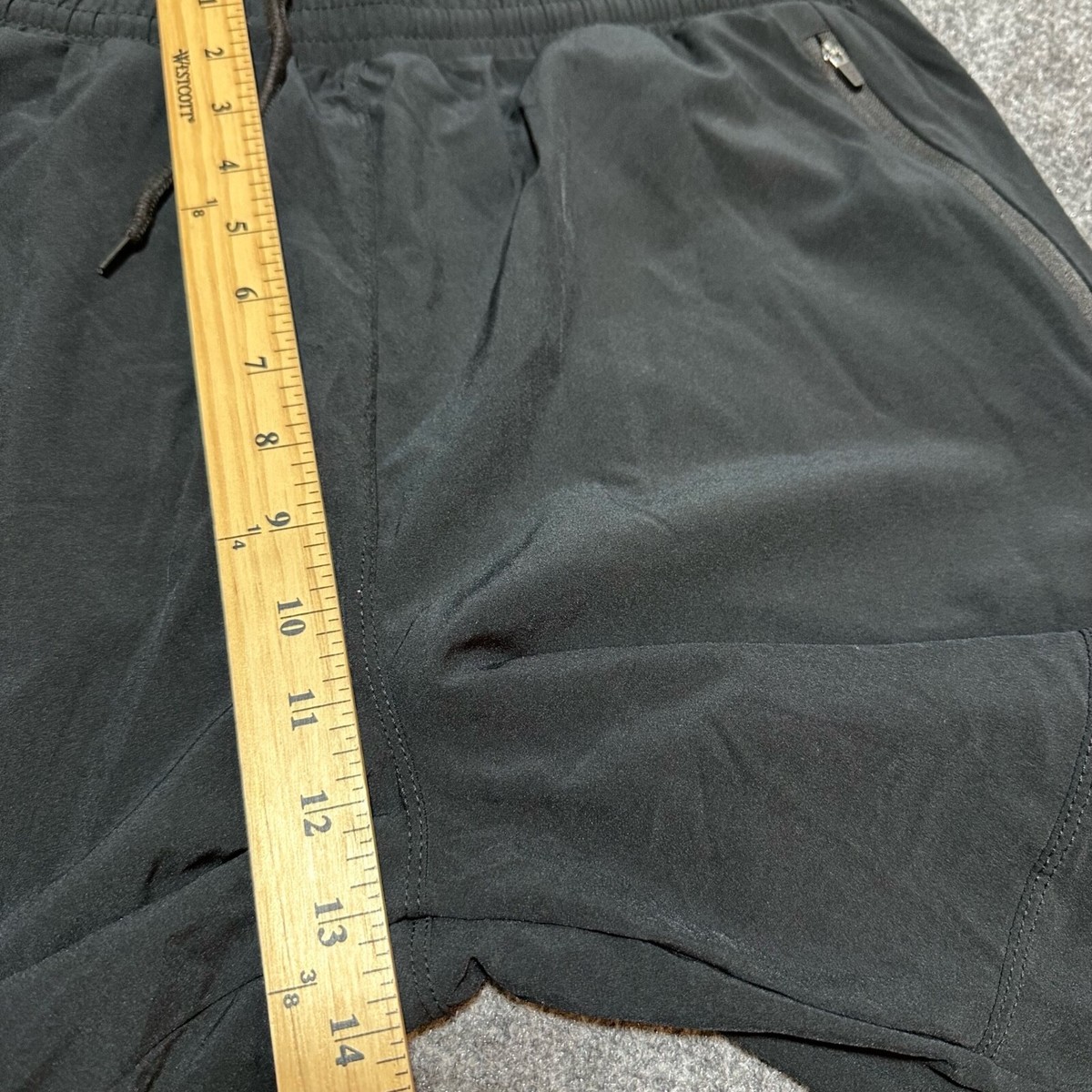 Short De Sport Souke Sports Homme XL - Noir, Doublé, Polyester, Poches