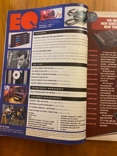 EQ Magazine Nov 1995 Digital Recording Studio The Beatles Abbey Road Session - Picture 2 of 3