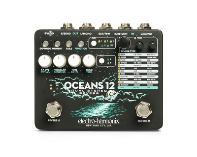 Ehx Elektro Harmonix Oceans 12 Doppelt Stereo Hall Pedal