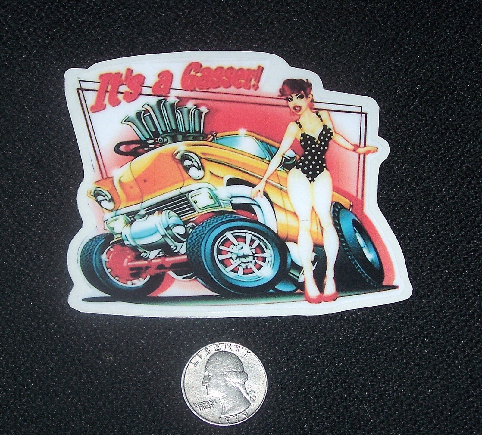 Vintage NHRA Drag Racing Hot Rod Gasser Decal Sticker NASCAR Custom