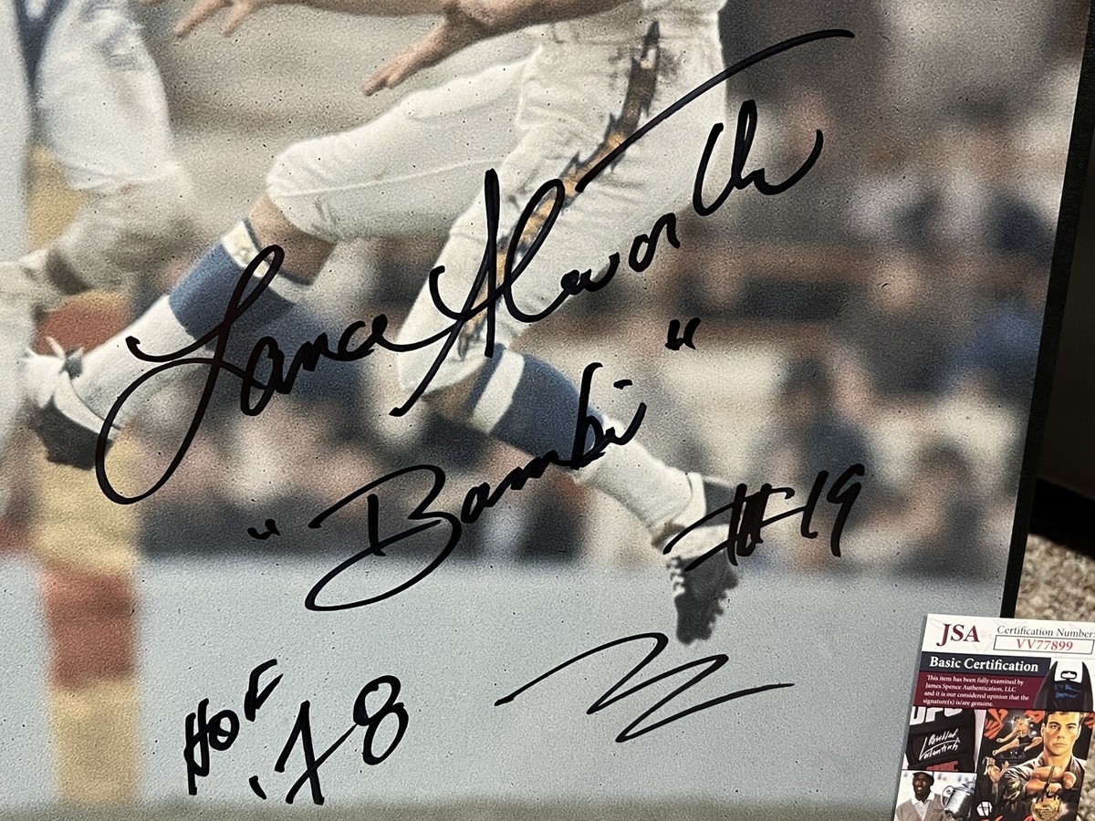 LANCE ALWORTH Signed Autographed Auto 16x20 Photo Picture San