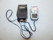 VTG Sekonic Auto-Leader 3 Model 162 Light Meter w/ Case UNTESTED READ DESC 