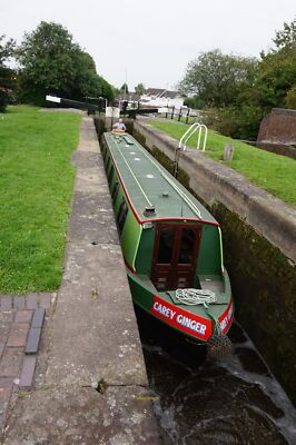 Foto 6x4 Kanalboot Carby Ginger Dudley #1 Kanal um 2021