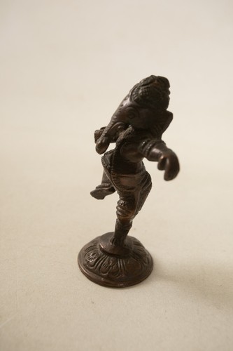 Kleine Bronze Ganesha Figur (B6A/JSF6) Weisheit Glück Neuanfang Statue - Bild 3 von 9