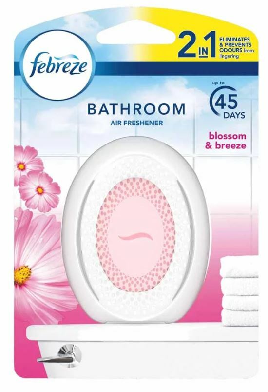 Febreze New 2 in 1 Bathroom Small Spaces Air Fresheners Mrs Hinch (2 ...