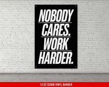 Motivational Gym Banner - Fitness Wall Art for Home or Office Decor