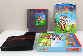 Nintendo NES Open Tournament Golf Video Game CIB Working MARIO Golf Orginal Box