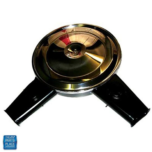 Dual Snorkel Air Cleaner With Chrome Lid For Standard Non Ram Air GM