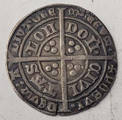 1327-1377 England Edward III Silver Hammered Groat Coin. | eBay
