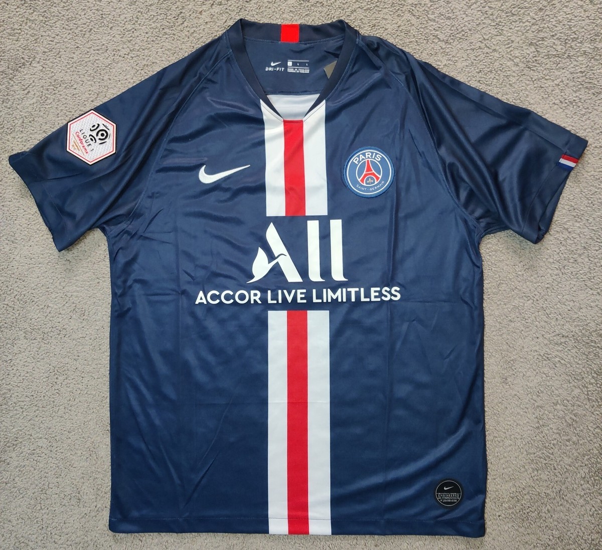 Nike MBAPPÉ 7 サッカーシャツ Lサイズ　PSG 2022/23 PSG Authentic Home Jersey #7 Mbappe Large Nike Vapor
