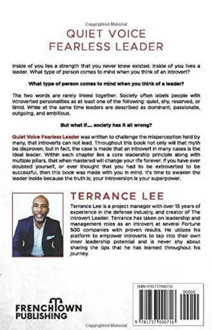 Quiet Voice Fearless Leader 10 Principles For Introverts To Awaken The