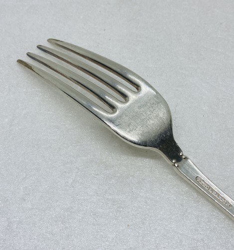Vintage Reed & Barton Dresden Rose Large Dinner Fork Set 7.5” Silverplated 30 - Picture 6 of 10