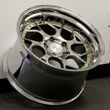 19x10.5 Aodhan Ds01 5x114.3 15 Vacuum Chrome Wheels 19 Inch Rims Set 4