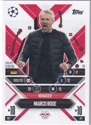 Topps Match Attax CL Extra 24/25 No. 121 Marco Rose Manager