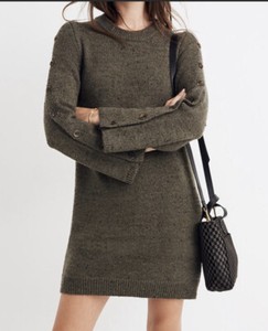madewell donegal sweater dress