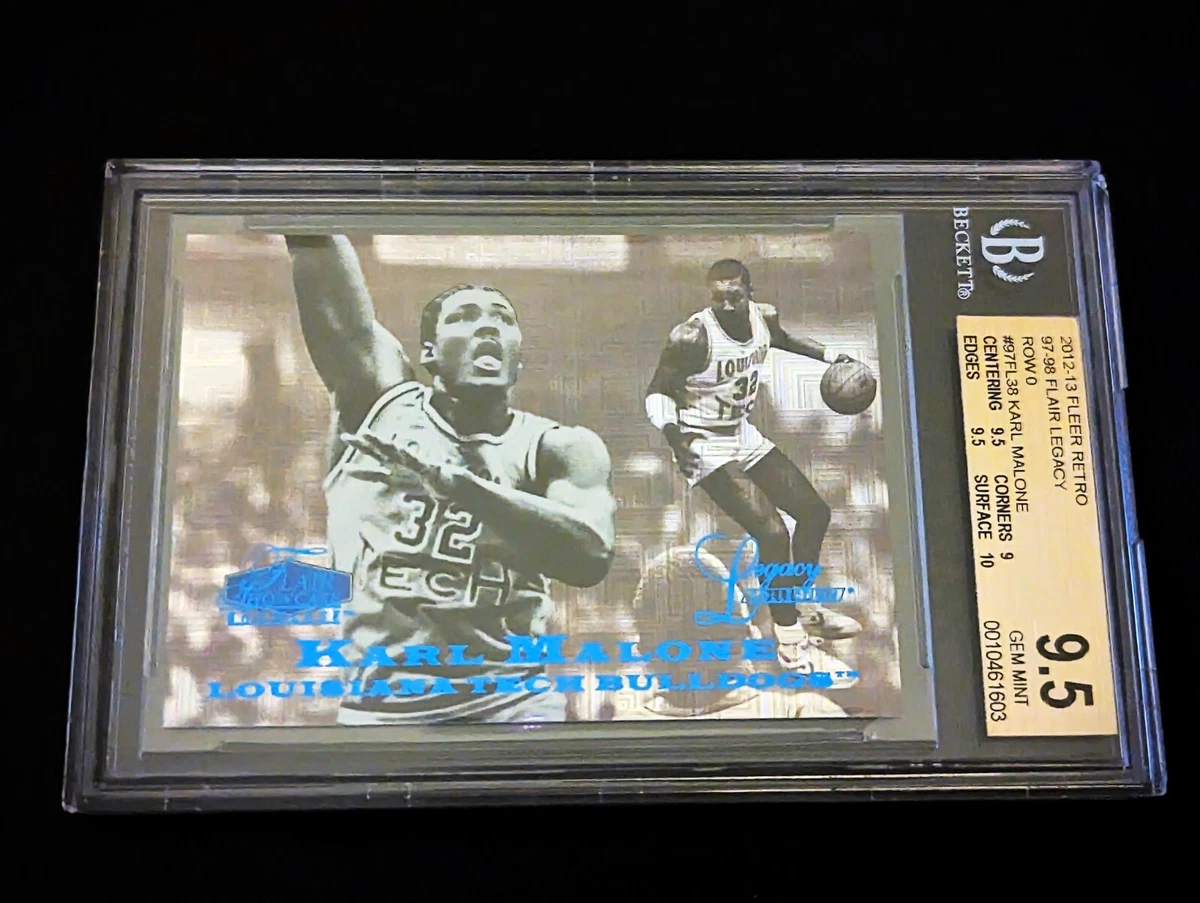 Fleer Karl Malone Basketball Serial Numbered Sports Trading Cards