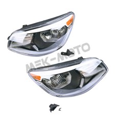 Halogen Headlight For 2014-2019 Kia Soul Left Driver +Right Passenger Side