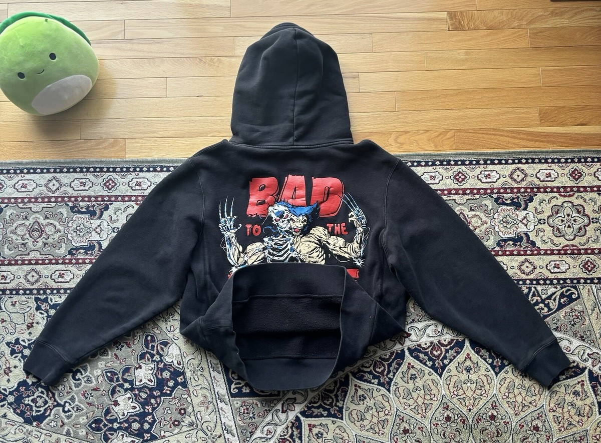 RARE Deathclub Marvel Comic Wolverine Black Heavyweight Sz M