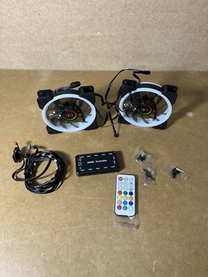 Gehäuselüfter Fernbedienung für PC CPU Ubanner DS-A03 DS adressierbar RGB LED 120MM