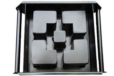 NEW 12 INCH Screen Patio Wall Concrete Cement Mold Cinder Block All Metal New US