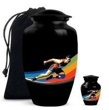 Sport Urn 10Inch  3Inch for Ashes Memorial Gift for Adults Handcrafted