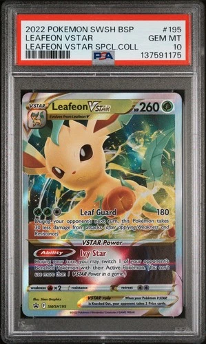 Pokemon Promo Leafeon VSTAR SWSH195 PSA 10