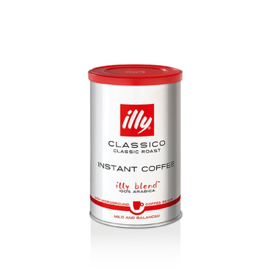 Illy Instant Coffee- 100% Arabica Coffee   Classico Medium Roast - Notes of Cara