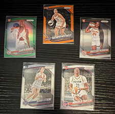 2024 Panini Prizm WNBA Rookie 5-Card Lot Rivers Westbeld Morrow Citron Timpson
