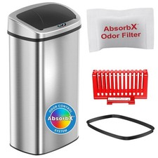 24 Gallon / 91L Sensor 2.0 Trash Can with Lid Commercial Grade Automatic
