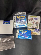 Pokemon Sapphire CIB USA Version NEW BATTERY! Authentic CIB! GBA
