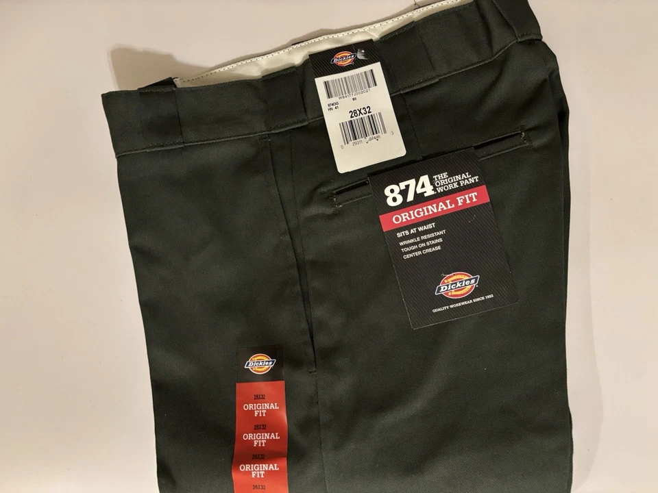 Dickies Original 874 Work Pants 28x32 Brand New With Tags - Image 4 of 4