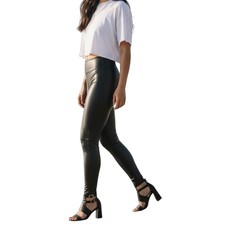 Jane and Bleecker NEW High Waist Faux Leather Legging Size Large NWT Brand New