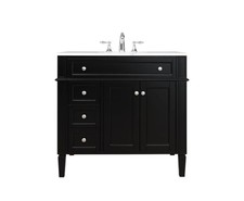 Elegant Lighting VF12536 Park Avenue 36" - Black