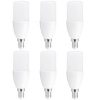 6 x LED Lampen Röhre Stick T37 10W ~ 75Watt E14 matt 1000lm Licht warmweiß 2700K