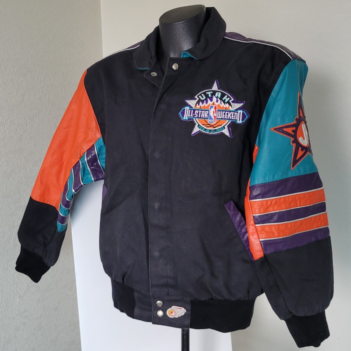 JEFF HAMILTON 1993 NBA All-Star Weekend Utah Bomber Style Jacket