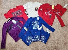 9pc Lot Boys Cat Jack, All In Motion T-Shirts, Multi-Colors, Size Small