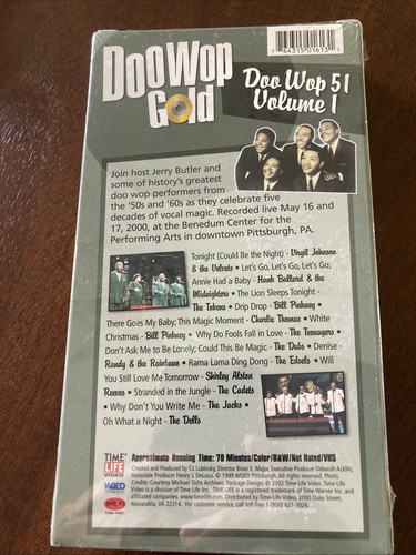 Time Life ~ Doo Wop Gold VHS ~ New Sealed Lot Set of 4 ~ See Photos for Details - Picture 3 of 9