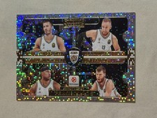 2025-26 Panini Contenders Euroleague Team Quads Petrusev Musa Bertans Dubai #12