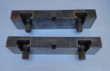 1 Pair Snap Jaws 6HSJ-100 Hard Steel Vise Jaws with Step, fits 6" Vise