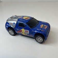 1/43 Scale Volkswagen Race Touraeg Blue/Silver Slot Car