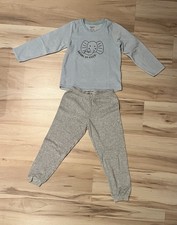 Nicki Anzug (Hose+Pullover) Gr. 110/116 hellblau/ hellgrau