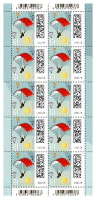 Bund Zehnerbogen Welt der Briefe nassklebend postfrisch ** Dauerserie 0,05-3,30 - Bild 1 von 4
