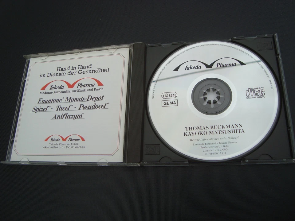 Kayoko Matsushita, Thomas Beckmann CD-Album: Spielen Charlie Chaplin... - Bild 2 von 3