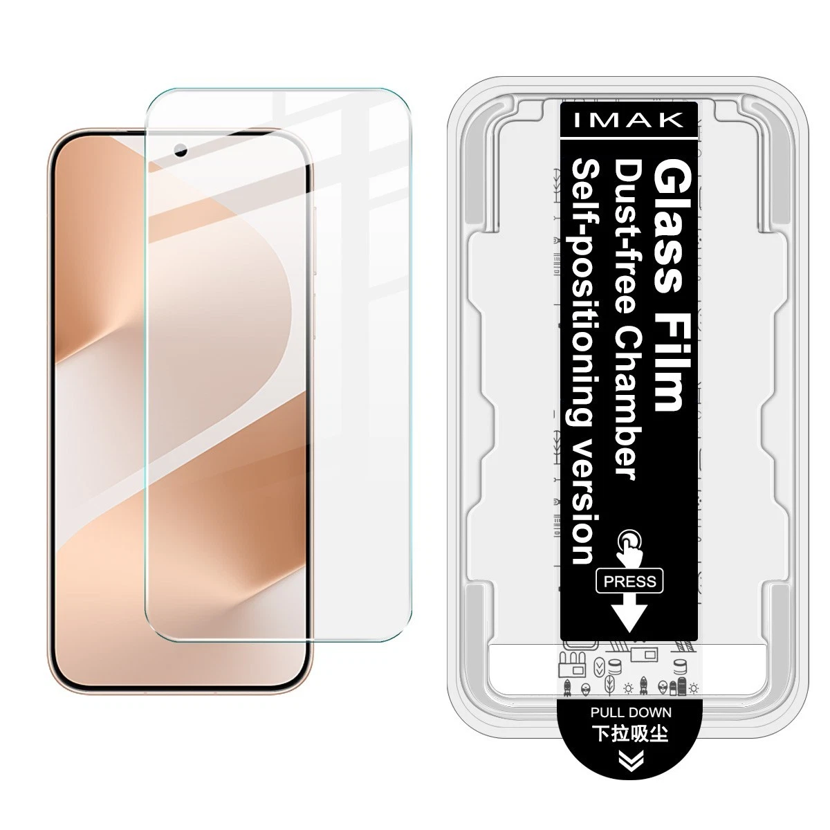 Imak Dust Free Glass Screen Film For Huawei Pura 80 Mate 70 60 Nova 14 Lite 13i - Picture 1 of 16