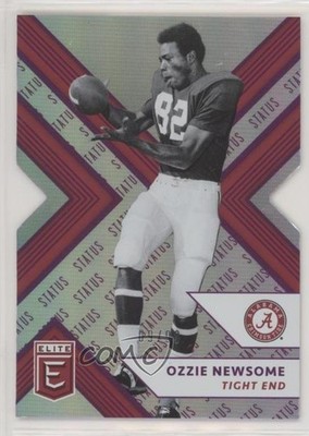 2018 Panini Elite Draft Picks Status Purple Die-Cut 9/99 Ozzie Newsome HOF d4e