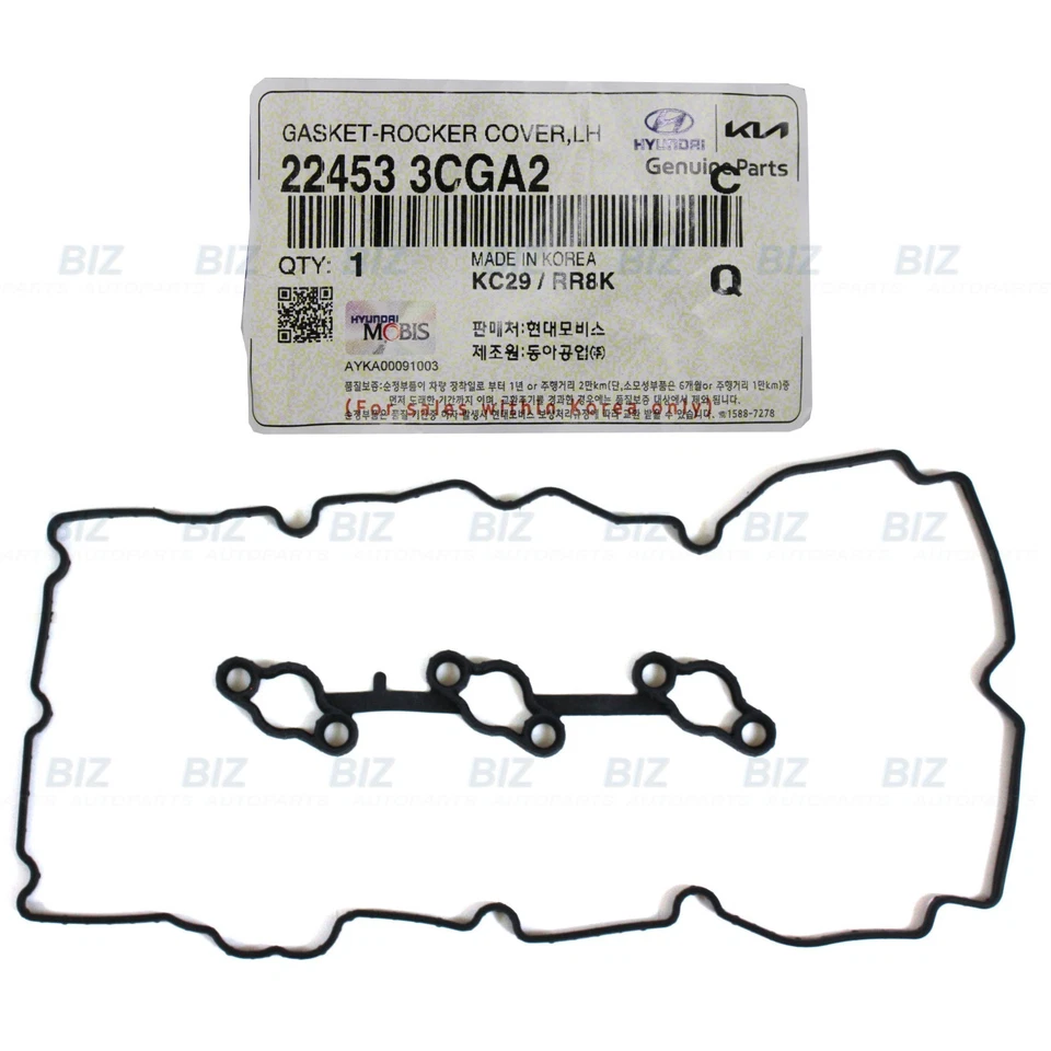 Genuine Gaskets LEFT RIGHT for 11-19 Hyundai Kia 3.3 3.8 22441-3CGA1 22453-3CGA2 - Image 3 of 4