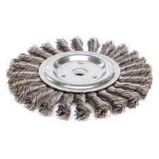 Weiler 94120 Twist Wire Wheel Wire Brush, Threaded Arbor