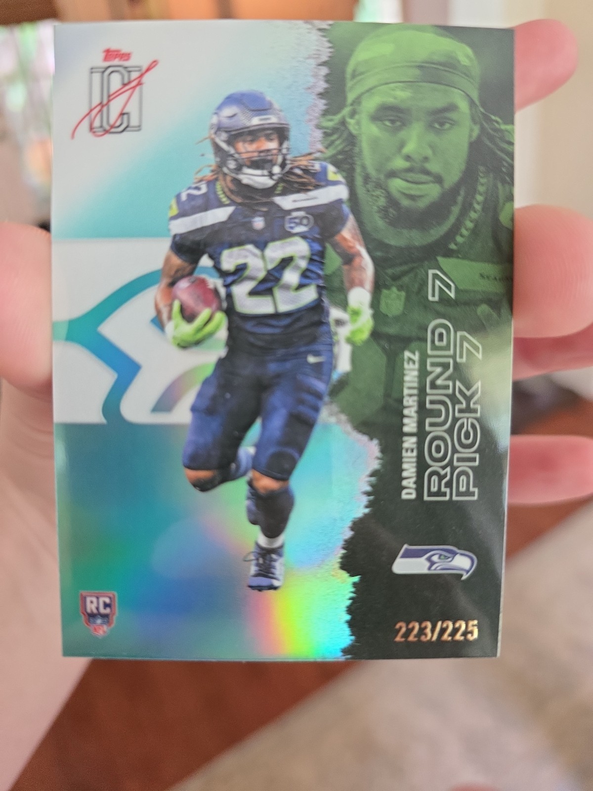 2025 Topps Signature Class - Damien Martinez (RC) Chrome Sky Blue /225