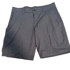 Weatherproof Vintage Mens Ripstop Utility Cargo Shorts Graphite Grey 36 W5S5045C